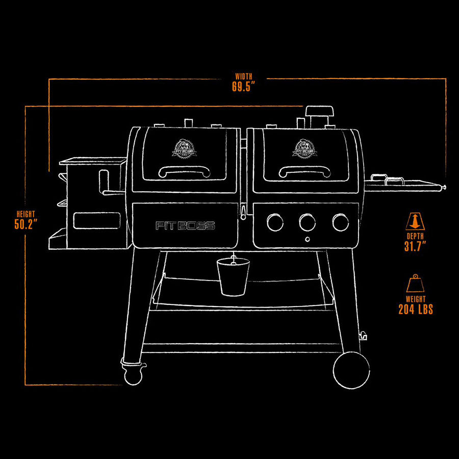 Sportsman 1230 Pellet/Gas Combo Grill