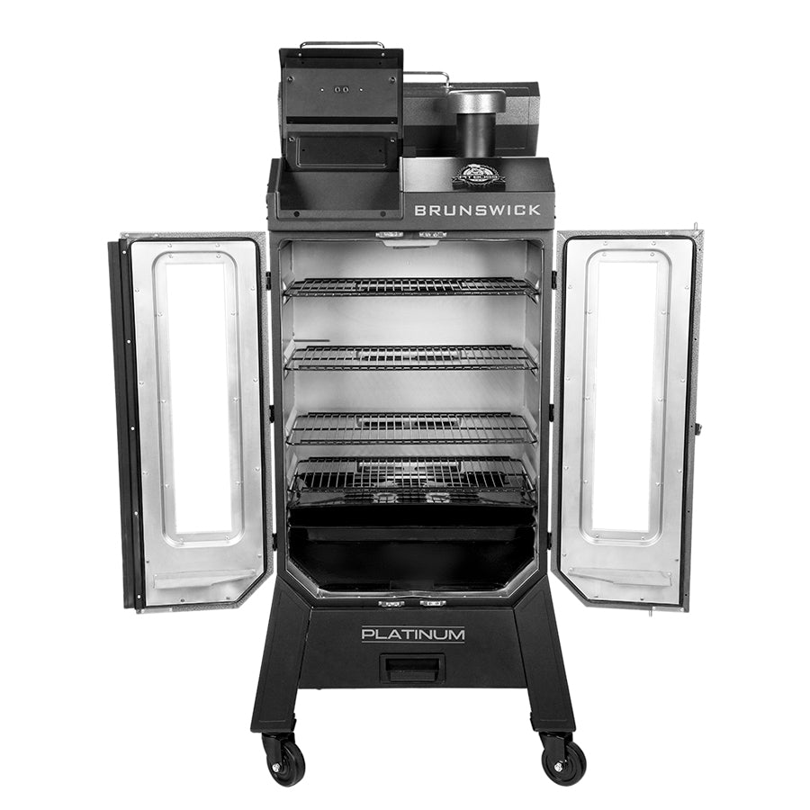 Platinum Brunswick Wood Pellet Vertical Smoker
