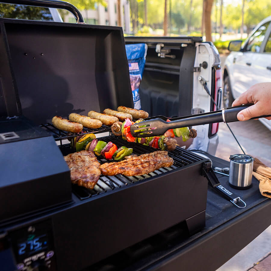 Portable Tabletop Wood Pellet Grill - PB150PPG, Black