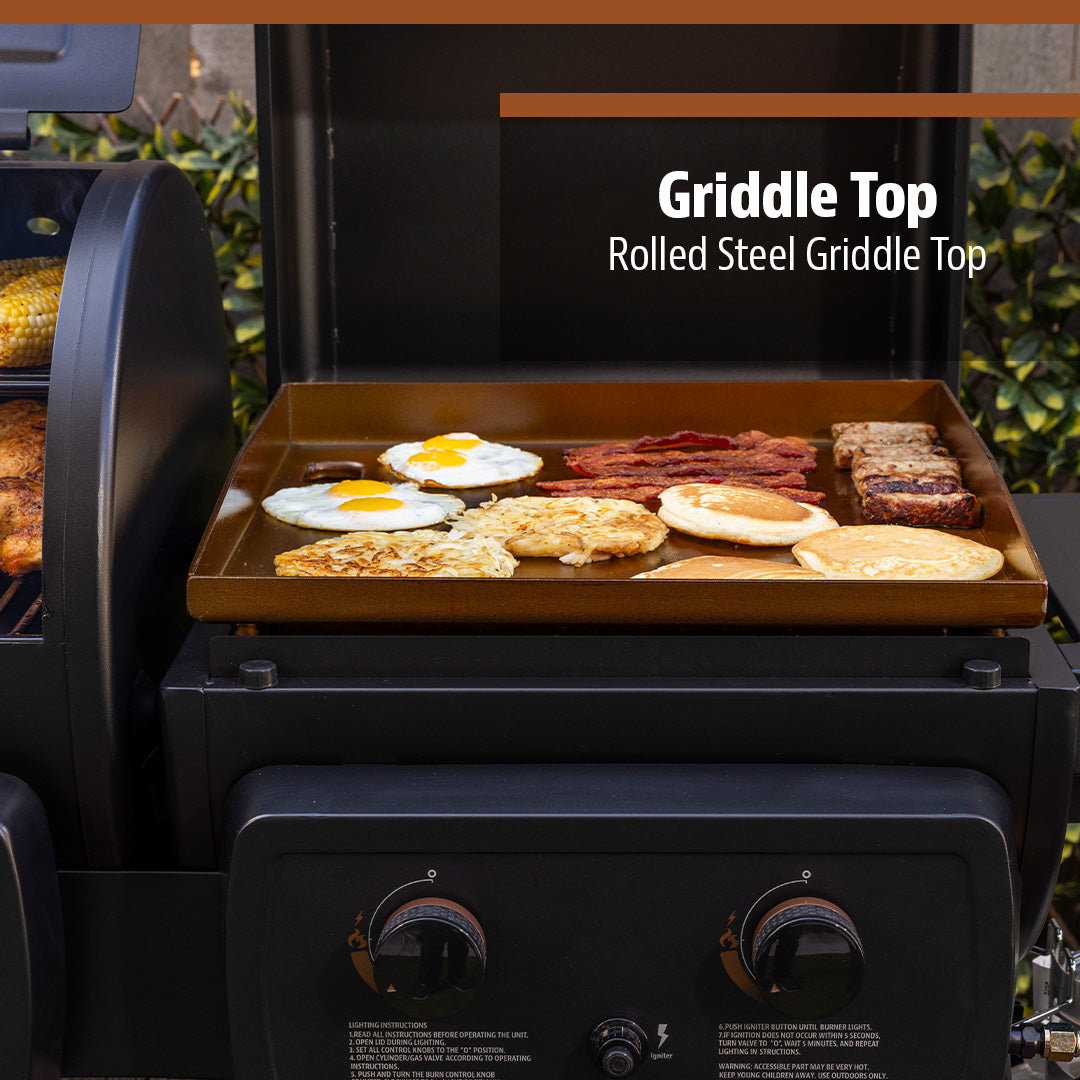Charleston 1020 Combo Grill - Onyx Edition