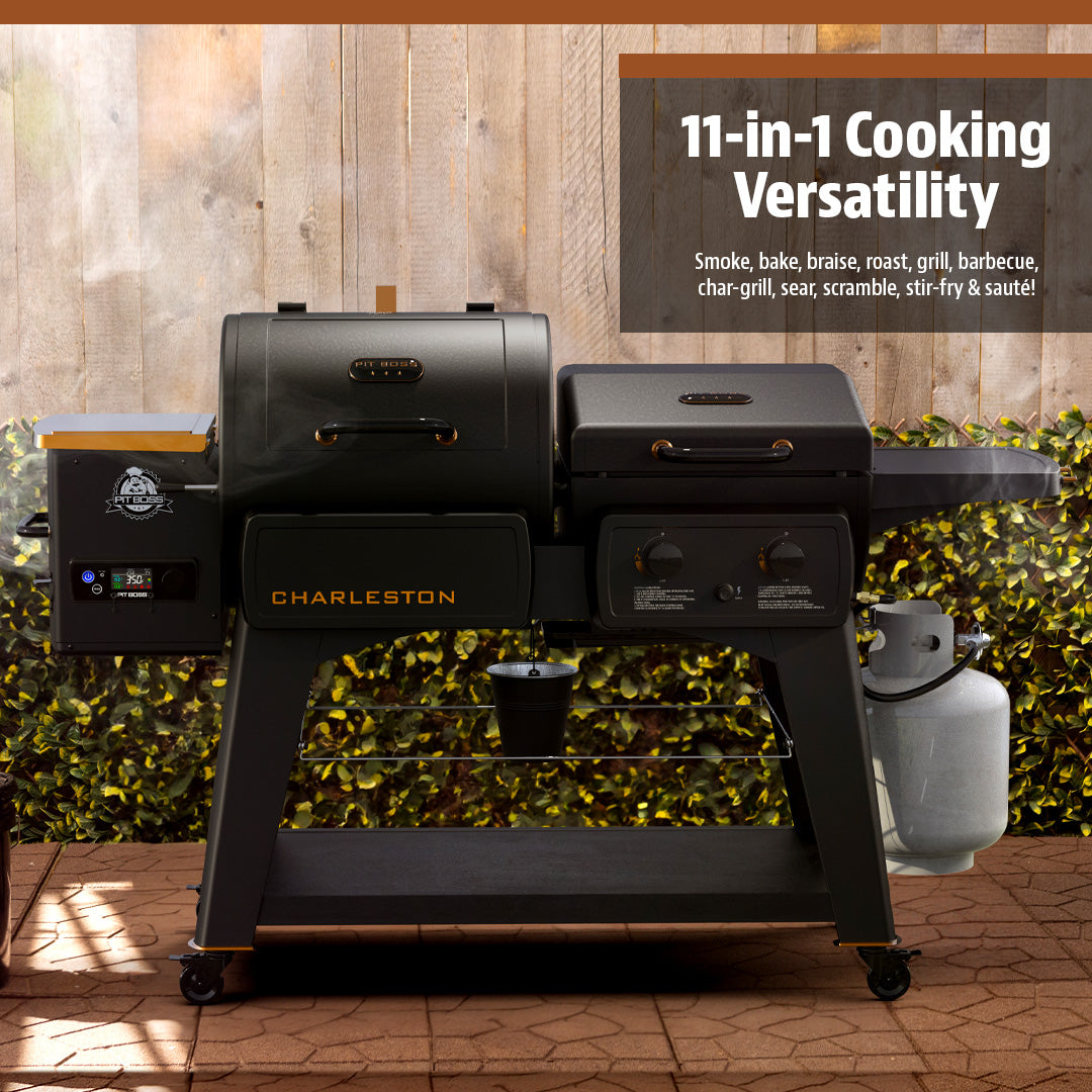 Charleston 1020 Combo Grill - Onyx Edition