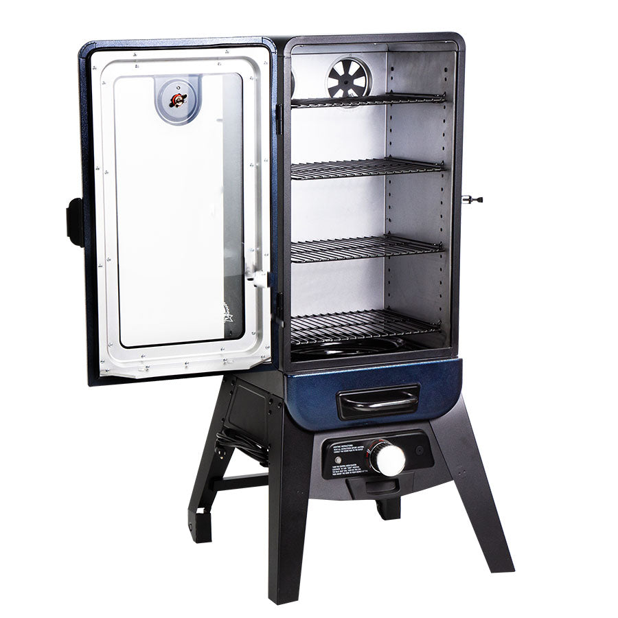 3-Series Analog Vertical Smoker, Blue Hammertone