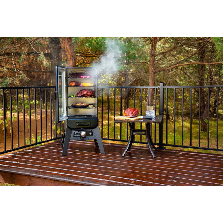3-Series Analog Vertical Smoker, Blue Hammertone