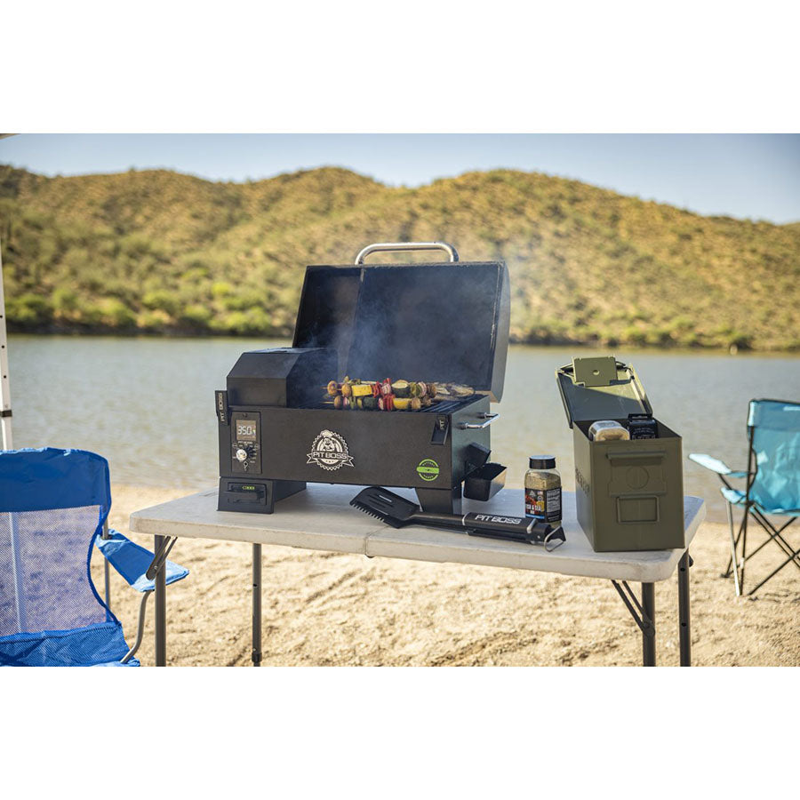 Portable Battery Powered Wood Pellet Grill