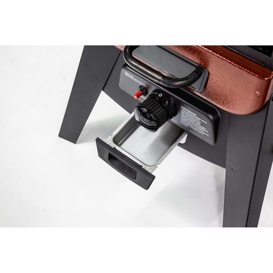 3-Series Gas Vertical Smoker, Red Hammertone
