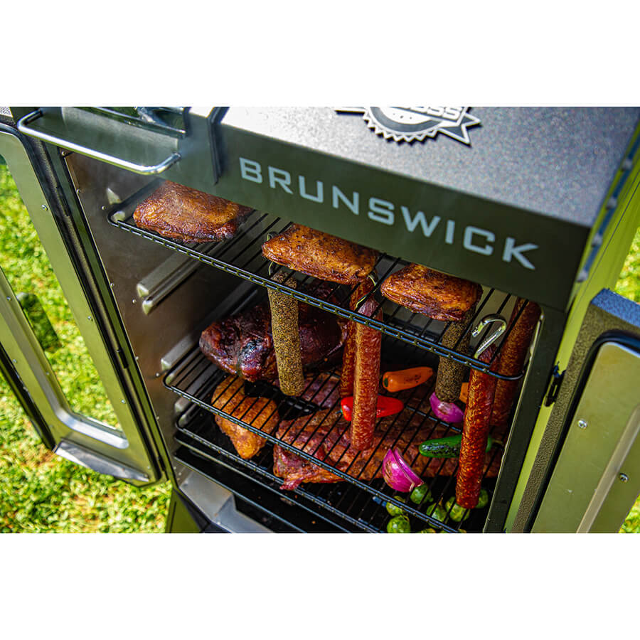 Platinum Brunswick Wood Pellet Vertical Smoker