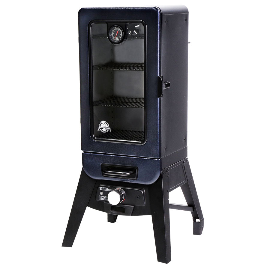 3-Series Analog Vertical Smoker, Blue Hammertone