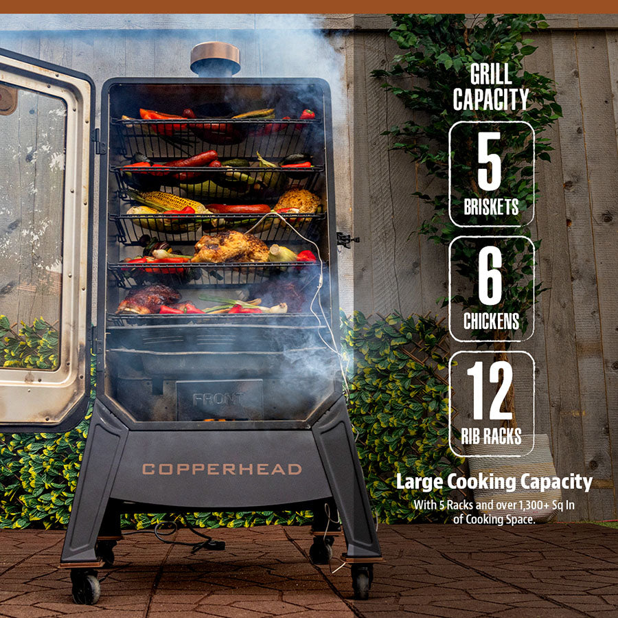 4 Series Vertical Pellet Smoker - Onyx Edition