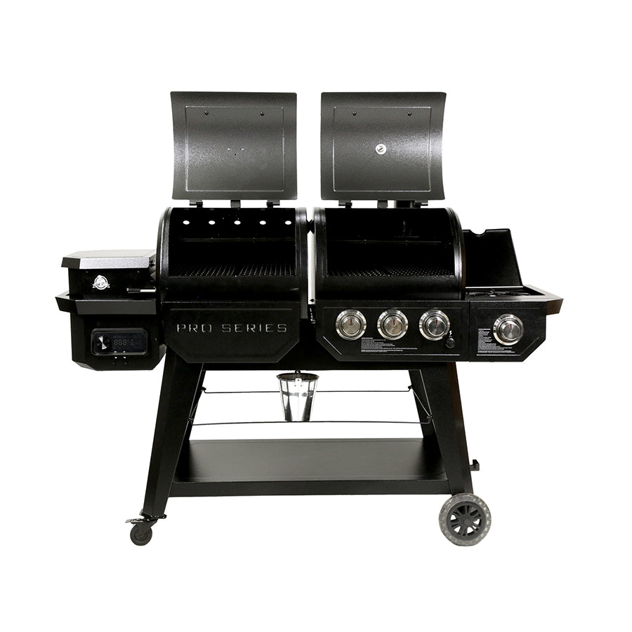 Pro Series 1100 Wood Pellet & Gas Combo Grill