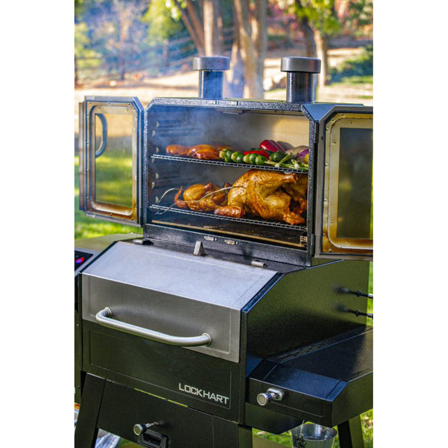 Lockhart Platinum Pellet/Smoker Combo Grill