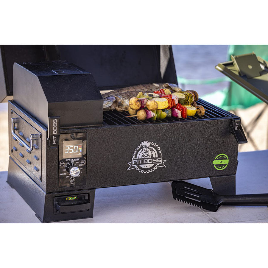 Portable Battery Powered Wood Pellet Grill