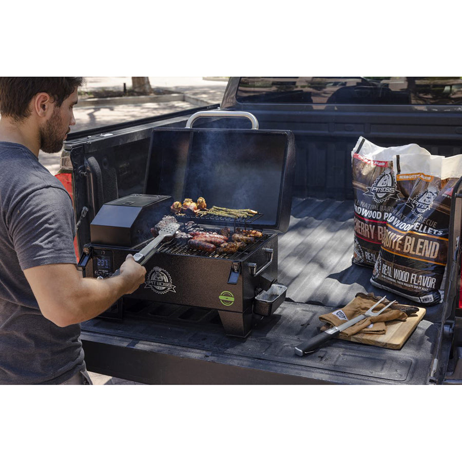 Portable Battery Powered Wood Pellet Grill