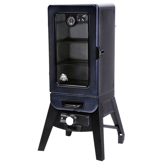 3-Series Analog Vertical Smoker, Blue Hammertone