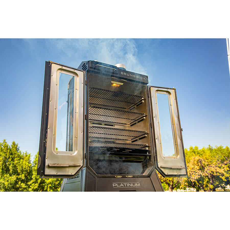 Platinum Brunswick Wood Pellet Vertical Smoker